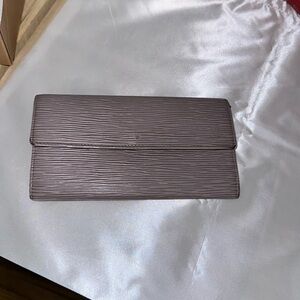 Louis Vuitton Lilac Epi Long Wallet RARE